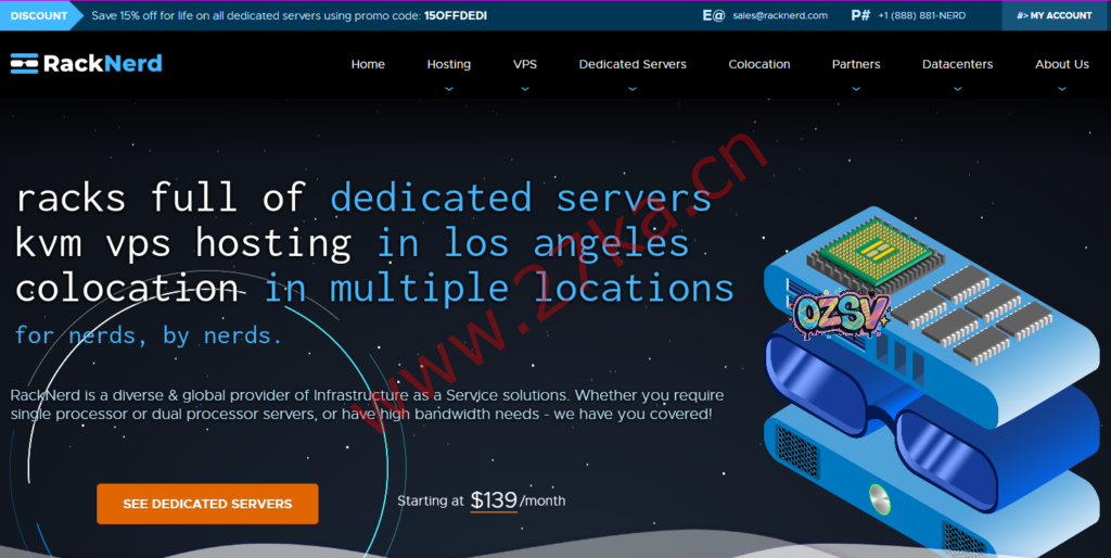 RackNerd：美国圣何塞VPS低至$18.88/年，高性能硬件配置-AMD Ryzen 9 7950X/DDR5/NVMe(Gen4)阵列-欧站网