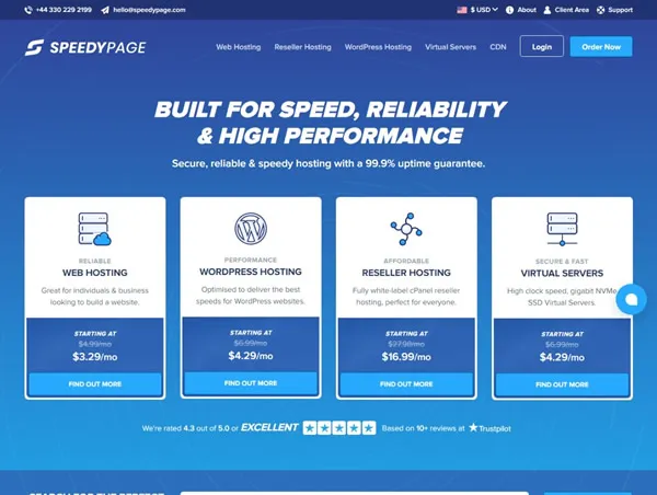 speedypage：美国高性能VPS，$4.83起，AMD Ryzen 7950X+DDR5+Gen4 NVMe