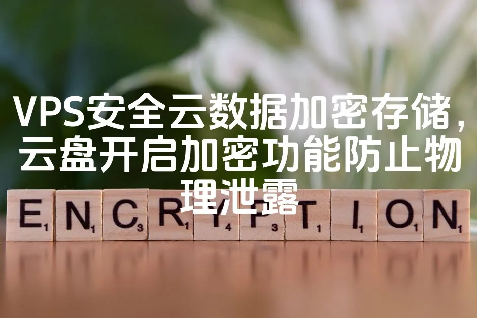 VPS安全云数据加密存储，云盘开启加密功能防止物理泄露_欧站速维