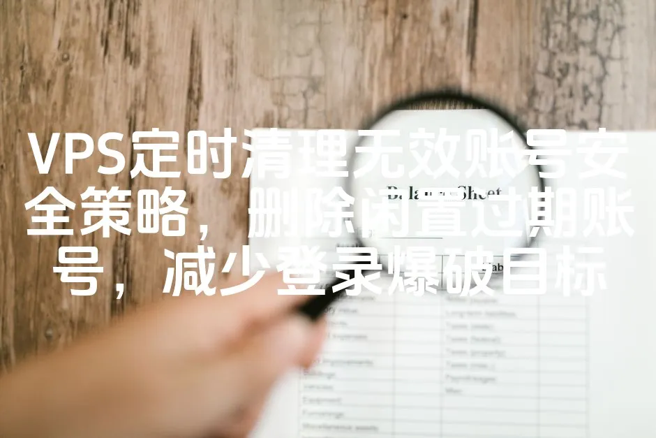 VPS定时清理无效账号安全策略，删除闲置过期账号，减少登录爆破目标_欧站速维