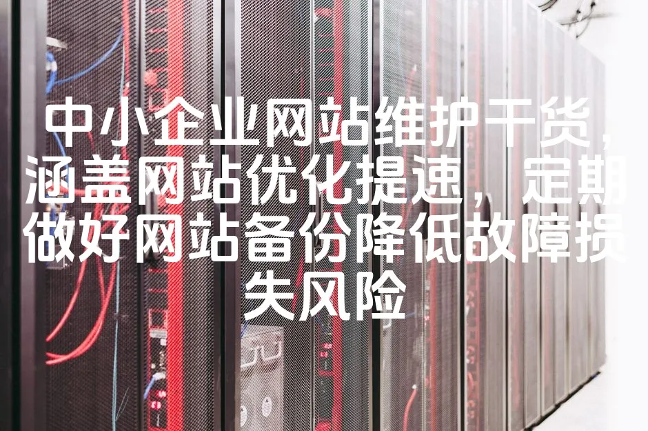 图片[1]_中小企业网站维护干货，涵盖网站优化提速，定期做好网站备份降低故障损失风险_欧站速维