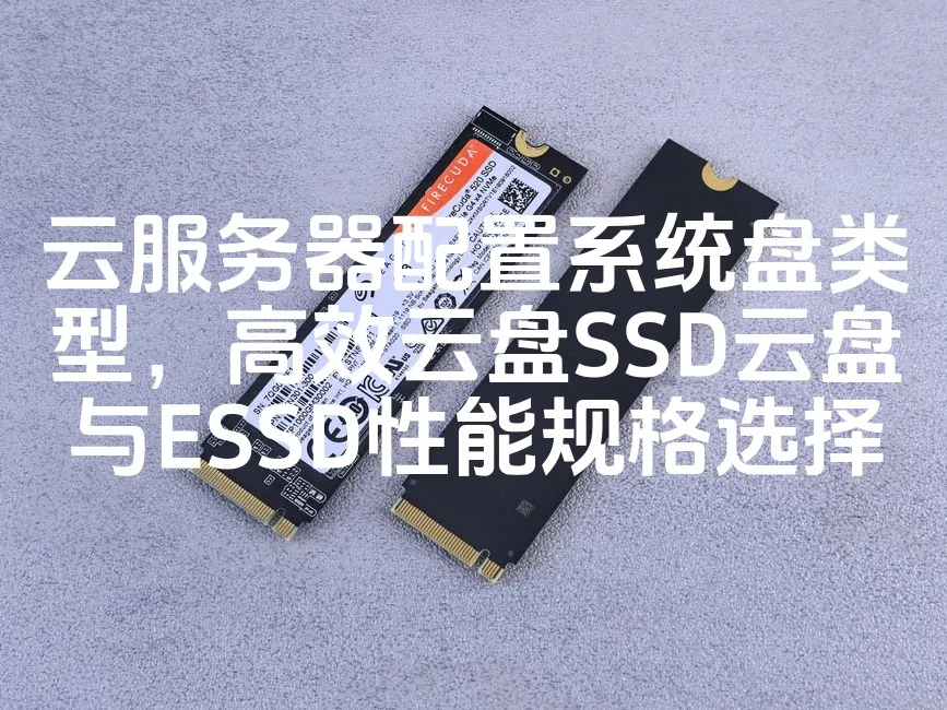云服务器配置系统盘类型，高效云盘SSD云盘与ESSD性能规格选择_欧站速维