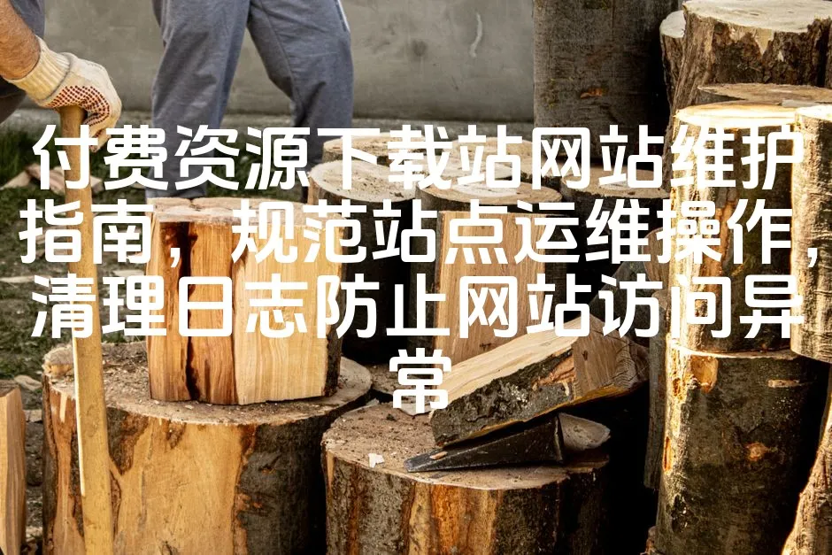 图片[1]_付费资源下载站网站维护指南，规范站点运维操作，清理日志防止网站访问异常_欧站速维