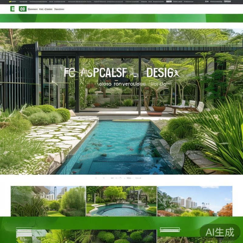 园林景观设计工程网站搭建实操，园林案例图集模板，景观实业企业宣传站点_欧站速维
