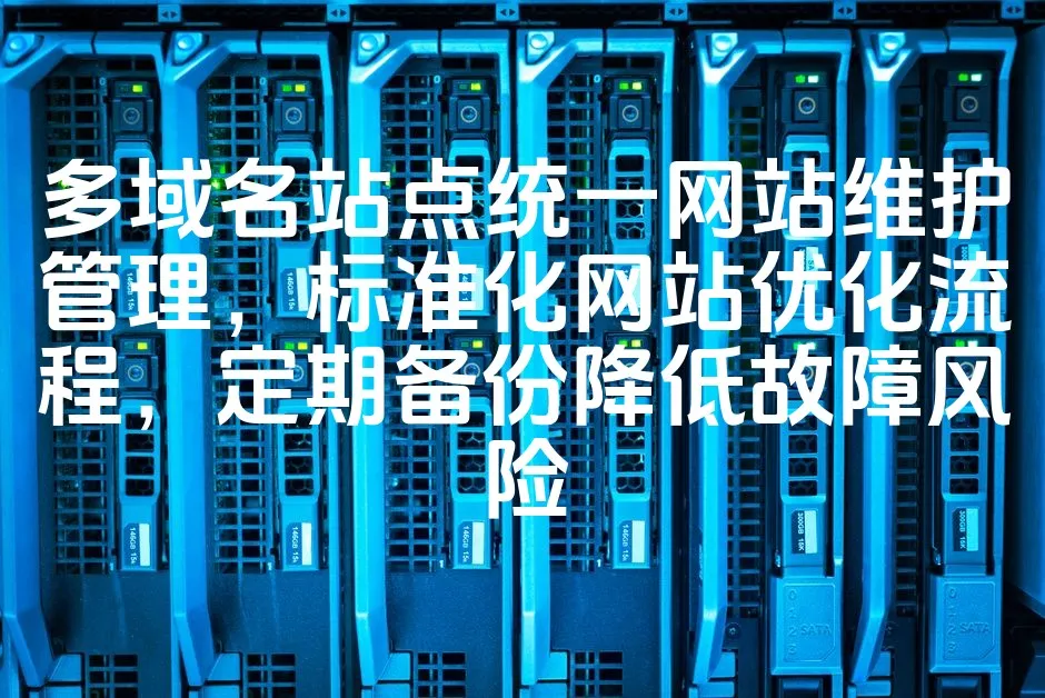 多域名站点统一网站维护管理，标准化网站优化流程，定期备份降低故障风险_欧站速维