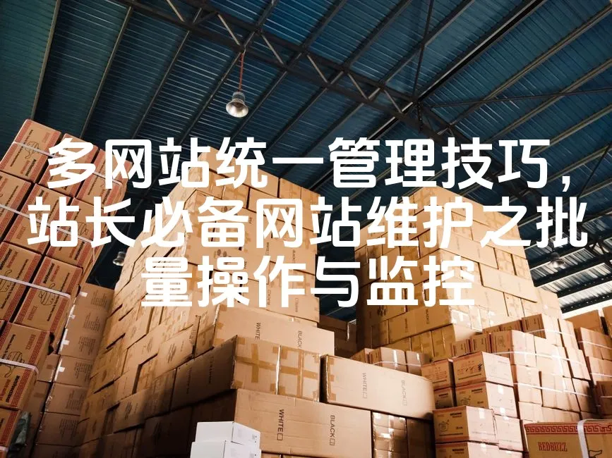 图片[1]_多网站统一管理技巧，站长必备网站维护之批量操作与监控_欧站速维