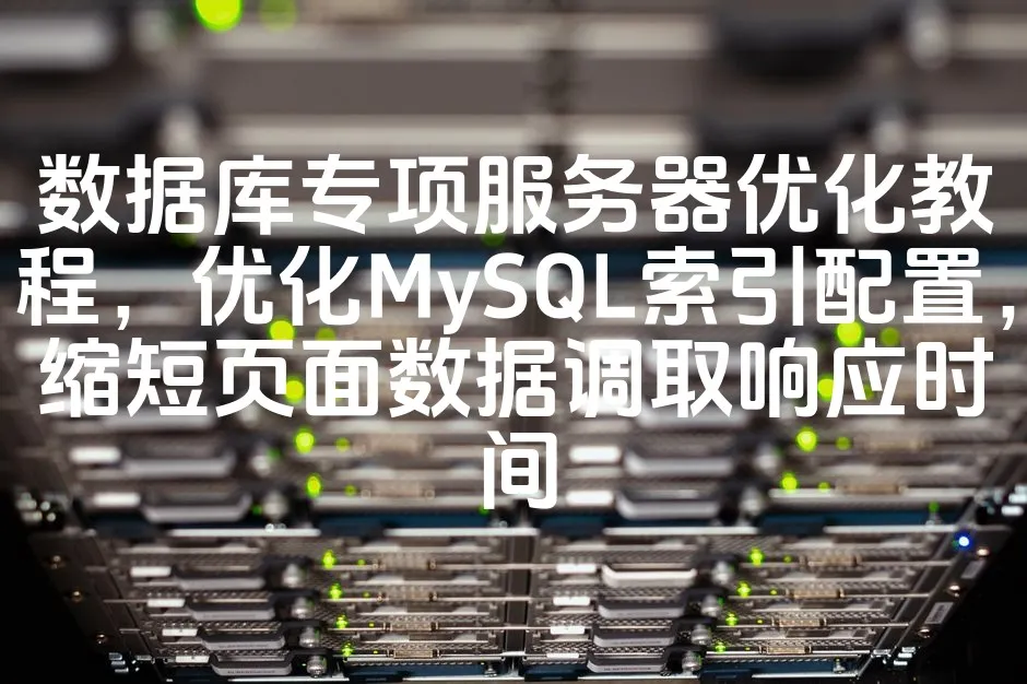 图片[1]_数据库专项服务器优化教程，优化MySQL索引配置，缩短页面数据调取响应时间_欧站速维