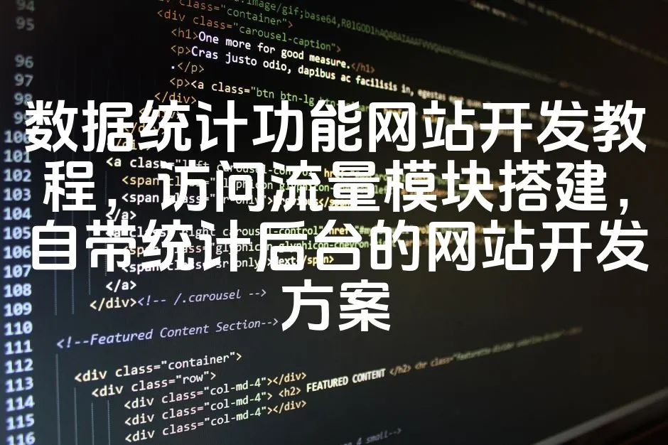 图片[1]_数据统计功能网站开发教程，访问流量模块搭建，自带统计后台的网站开发方案_欧站速维