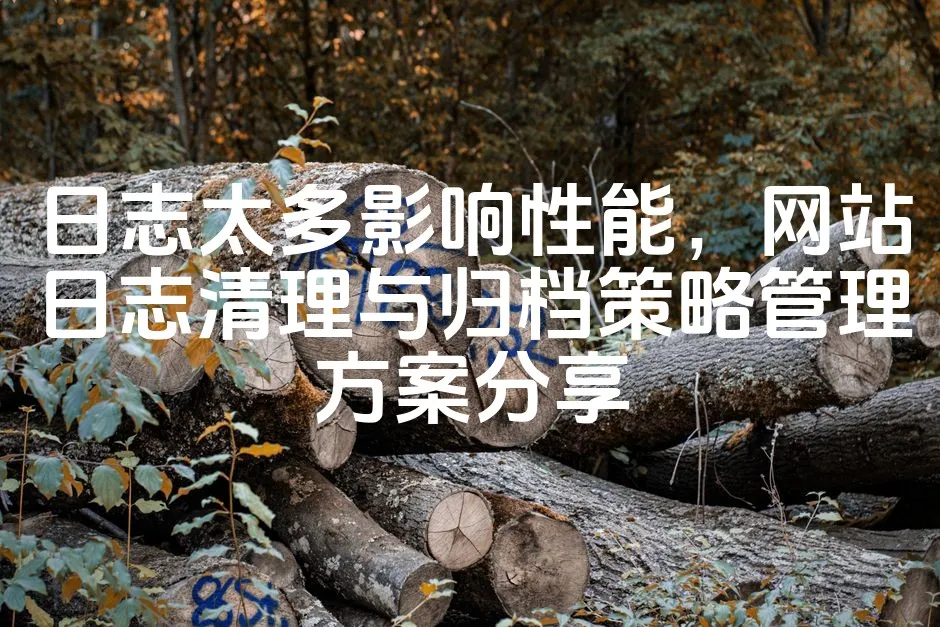 图片[1]_日志太多影响性能，网站日志清理与归档策略管理方案分享_欧站速维
