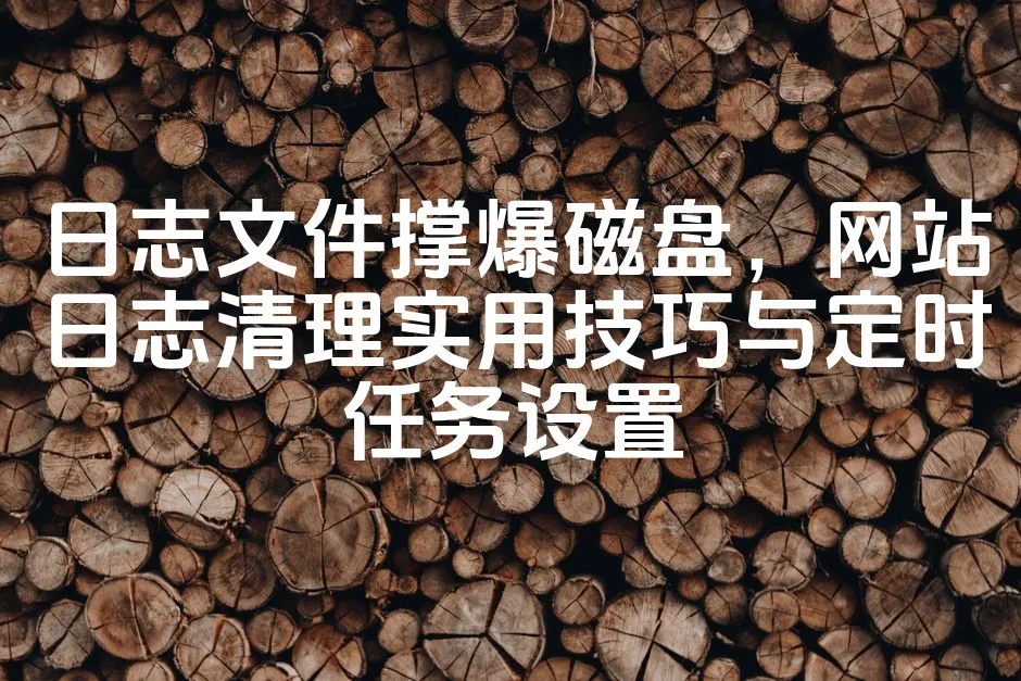 图片[1]_日志文件撑爆磁盘，网站日志清理实用技巧与定时任务设置_欧站速维