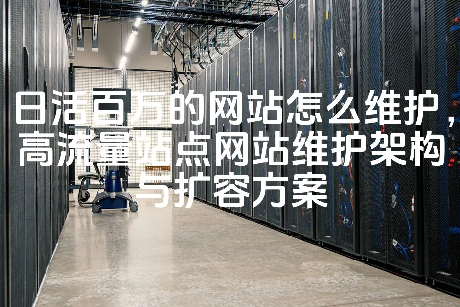 日活百万的网站怎么维护，高流量站点网站维护架构与扩容方案_欧站速维