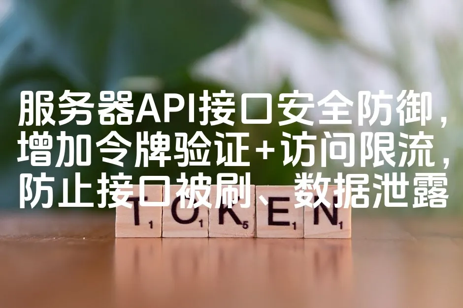 图片[1]_服务器API接口安全防御，增加令牌验证+访问限流，防止接口被刷、数据泄露_欧站速维