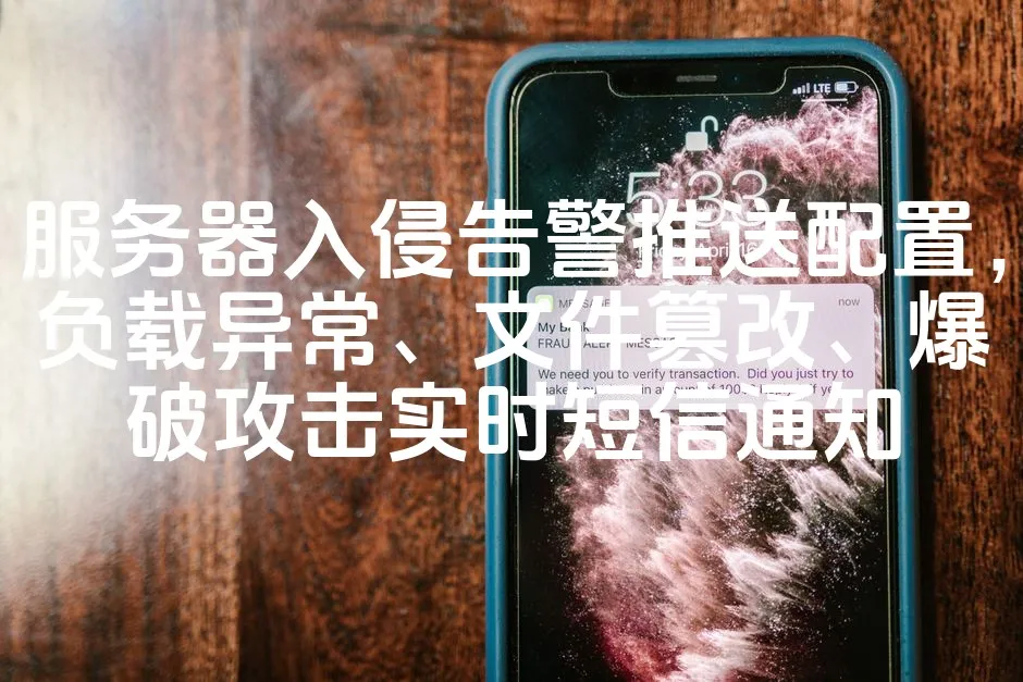 图片[1]_服务器入侵告警推送配置，负载异常、文件篡改、爆破攻击实时短信通知_欧站速维