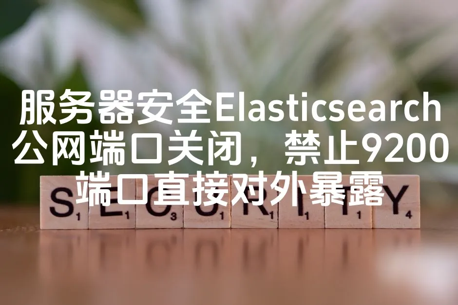 图片[1]_服务器安全Elasticsearch公网端口关闭，禁止9200端口直接对外暴露_欧站速维