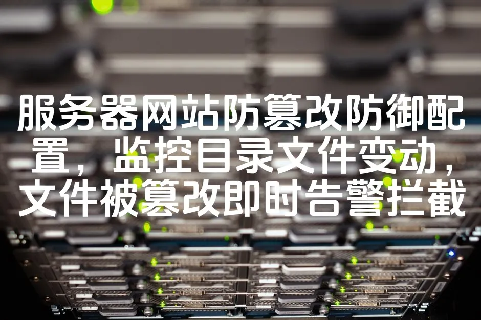 图片[1]_服务器网站防篡改防御配置，监控目录文件变动，文件被篡改即时告警拦截_欧站速维