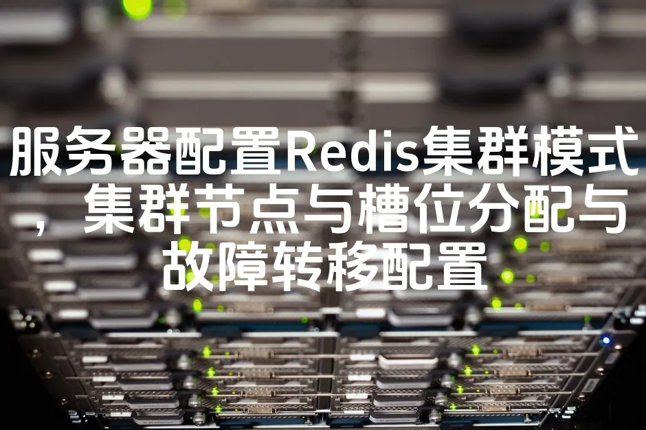 服务器配置Redis集群模式，集群节点与槽位分配与故障转移配置_欧站速维