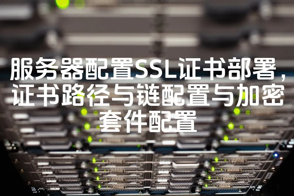 图片[1]_服务器配置SSL证书部署，证书路径与链配置与加密套件配置_欧站速维