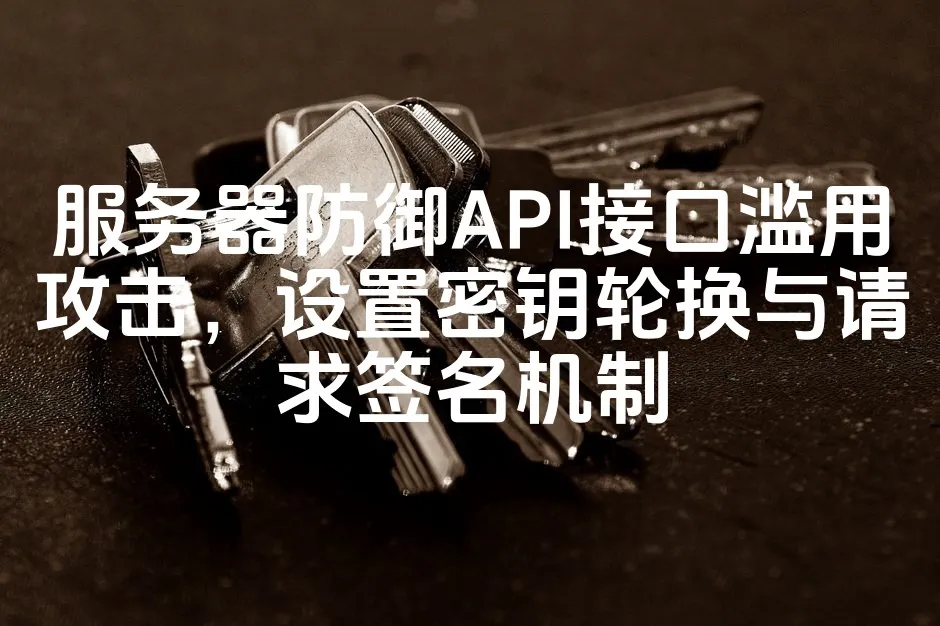图片[1]_服务器防御API接口滥用攻击，设置密钥轮换与请求签名机制_欧站速维