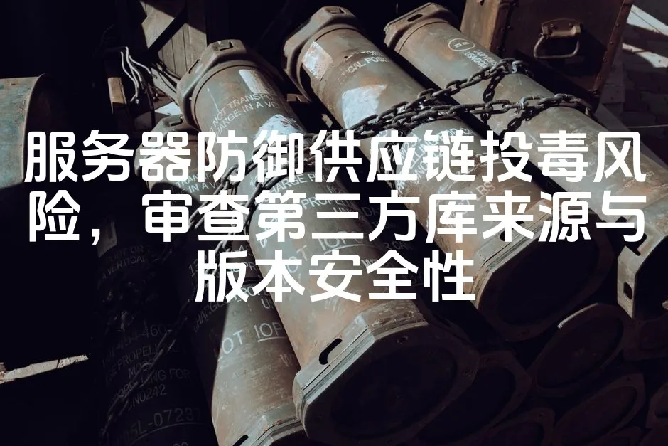 图片[1]_服务器防御供应链投毒风险，审查第三方库来源与版本安全性_欧站速维