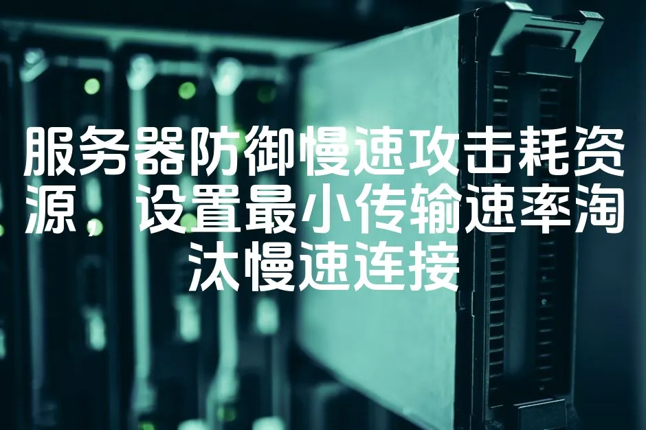 图片[1]_服务器防御慢速攻击耗资源，设置最小传输速率淘汰慢速连接_欧站速维