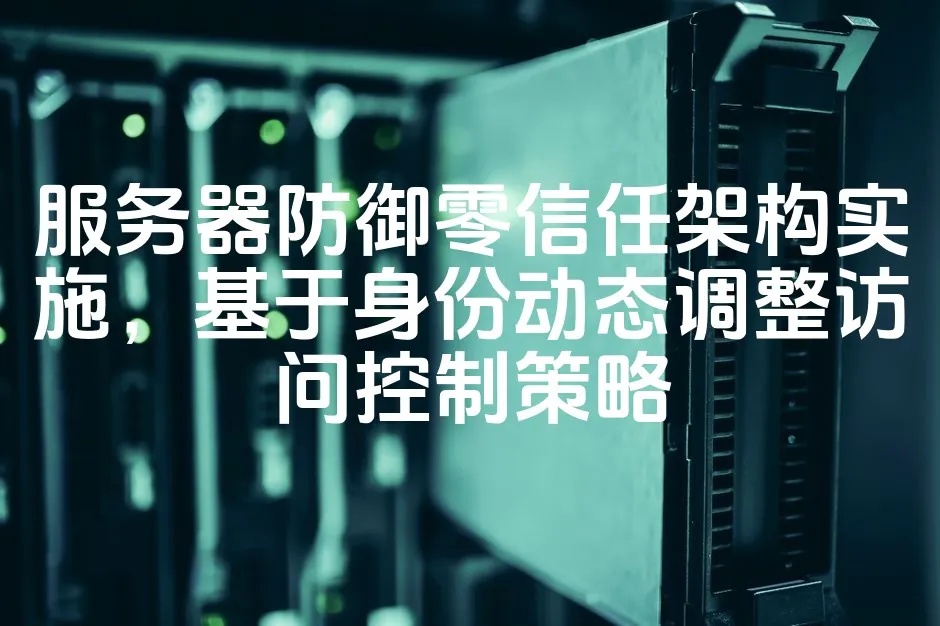 图片[1]_服务器防御零信任架构实施，基于身份动态调整访问控制策略_欧站速维