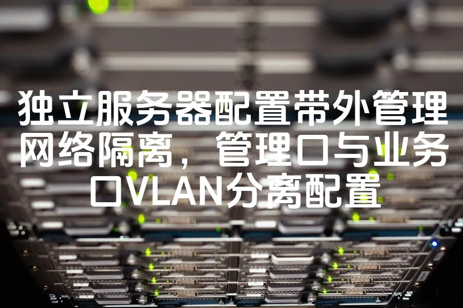 图片[1]_独立服务器配置带外管理网络隔离，管理口与业务口VLAN分离配置_欧站速维