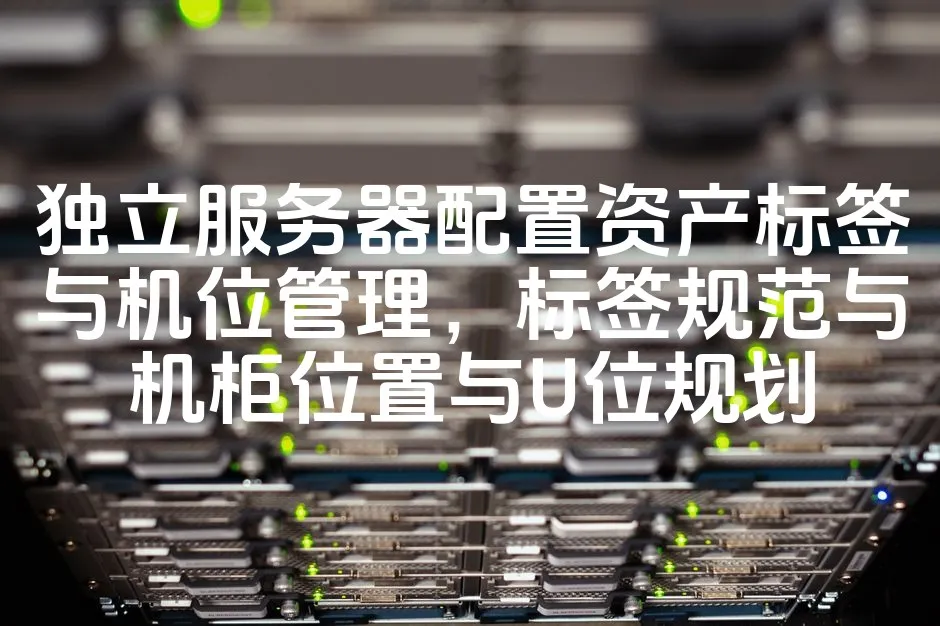 图片[1]_独立服务器配置资产标签与机位管理，标签规范与机柜位置与U位规划_欧站速维
