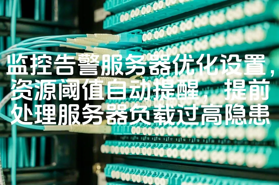 监控告警服务器优化设置，资源阈值自动提醒，提前处理服务器负载过高隐患_欧站速维
