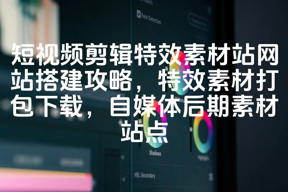 图片[1]_短视频剪辑特效素材站网站搭建攻略，特效素材打包下载，自媒体后期素材站点_欧站速维