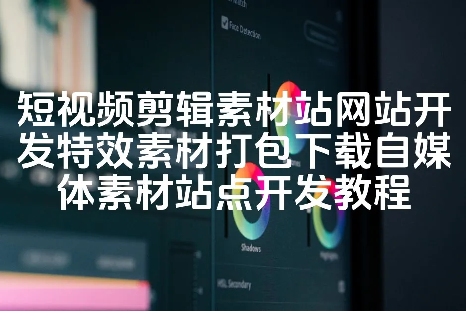 图片[1]_短视频剪辑素材站网站开发特效素材打包下载自媒体素材站点开发教程_欧站速维
