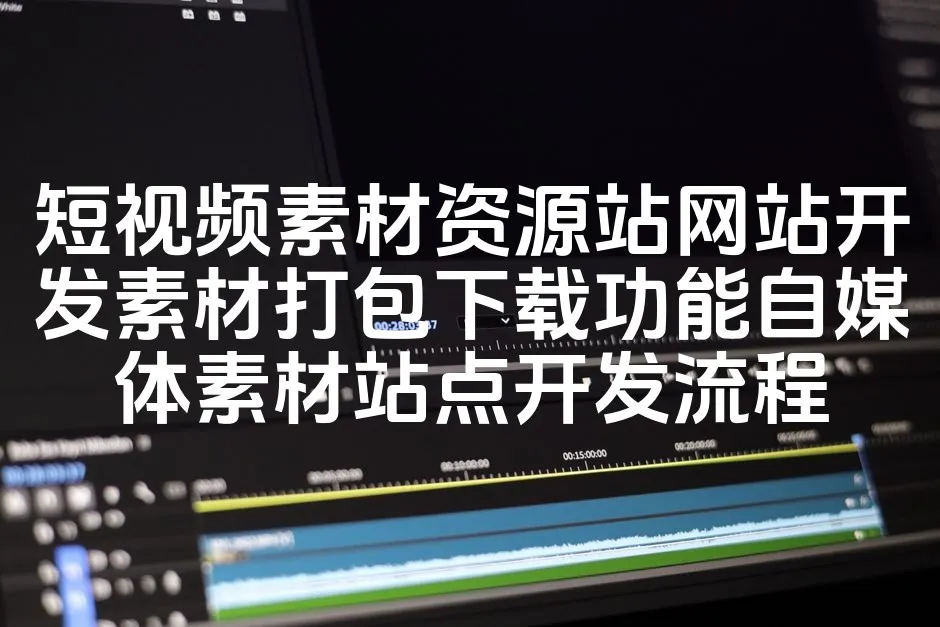 图片[1]_短视频素材资源站网站开发素材打包下载功能自媒体素材站点开发流程_欧站速维