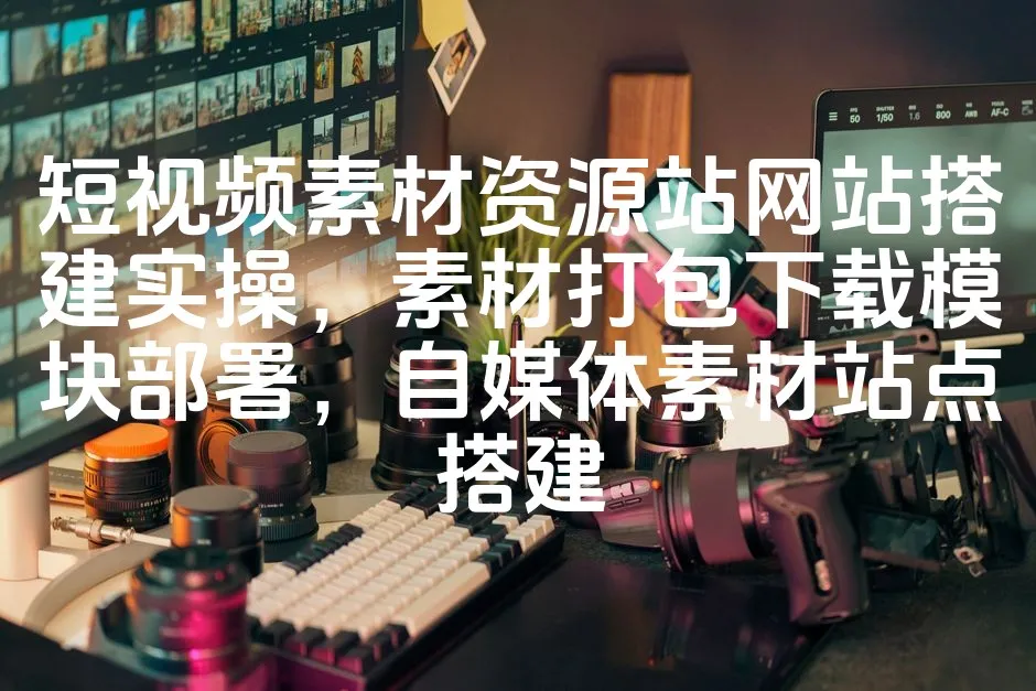 图片[1]_短视频素材资源站网站搭建实操，素材打包下载模块部署，自媒体素材站点搭建_欧站速维