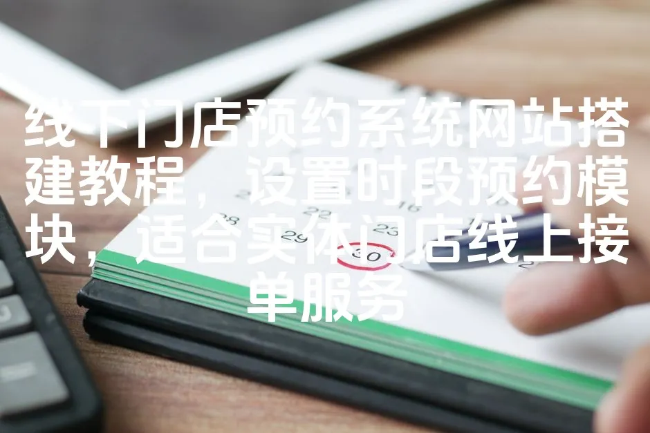 图片[1]_线下门店预约系统网站搭建教程，设置时段预约模块，适合实体门店线上接单服务_欧站速维