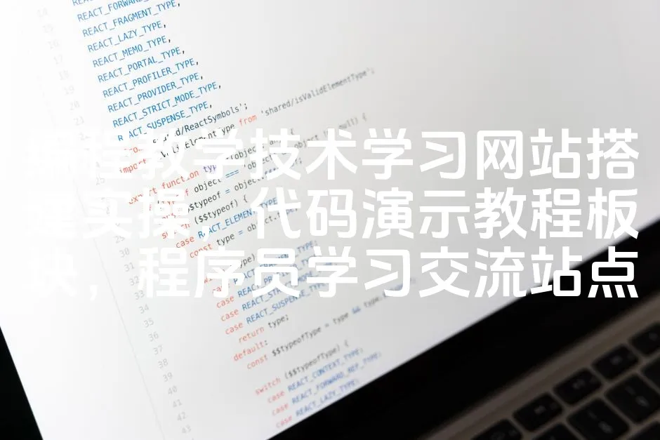编程教学技术学习网站搭建实操，代码演示教程板块，程序员学习交流站点_欧站速维