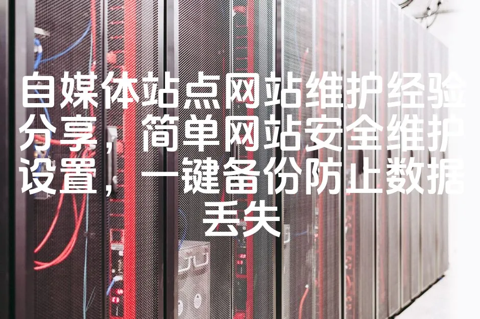 图片[1]_自媒体站点网站维护经验分享，简单网站安全维护设置，一键备份防止数据丢失_欧站速维
