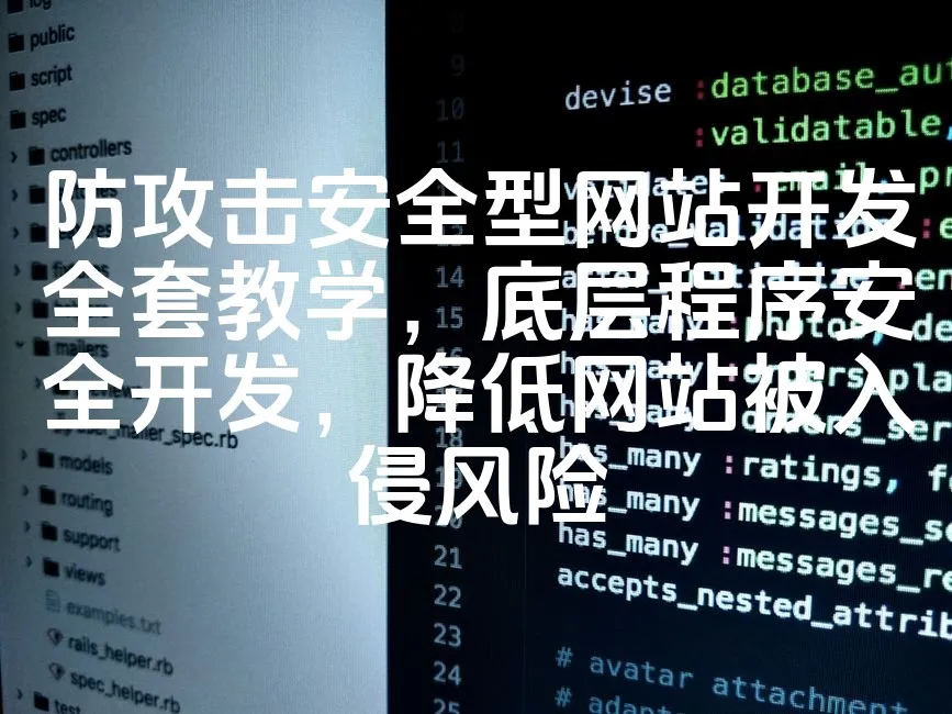 防攻击安全型网站开发全套教学，底层程序安全开发，降低网站被入侵风险_欧站速维