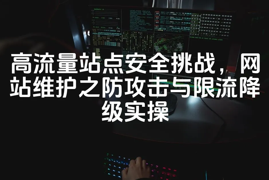 高流量站点安全挑战，网站维护之防攻击与限流降级实操_欧站速维
