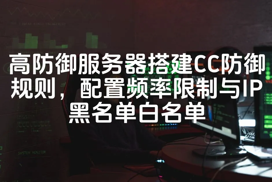 高防御服务器搭建CC防御规则，配置频率限制与IP黑名单白名单_欧站速维