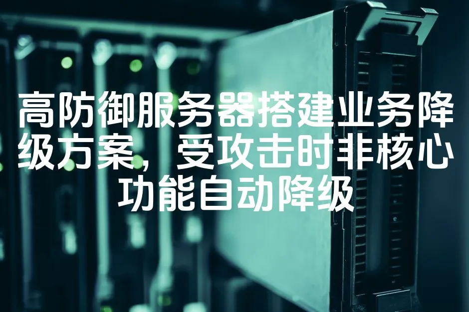 图片[1]_高防御服务器搭建业务降级方案，受攻击时非核心功能自动降级_欧站速维