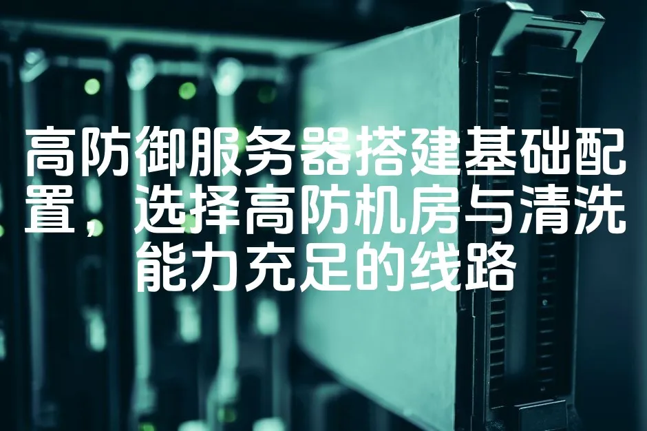 图片[1]_高防御服务器搭建基础配置，选择高防机房与清洗能力充足的线路_欧站速维
