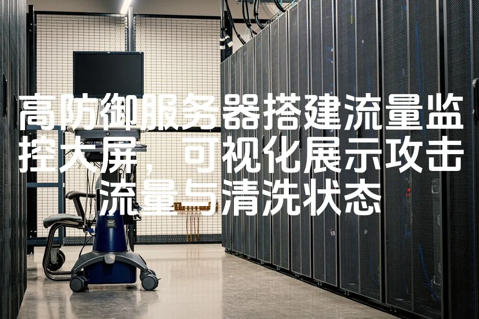 高防御服务器搭建流量监控大屏，可视化展示攻击流量与清洗状态_欧站速维