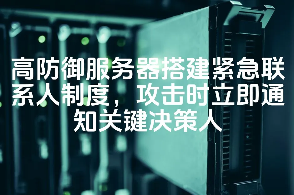 图片[1]_高防御服务器搭建紧急联系人制度，攻击时立即通知关键决策人_欧站速维