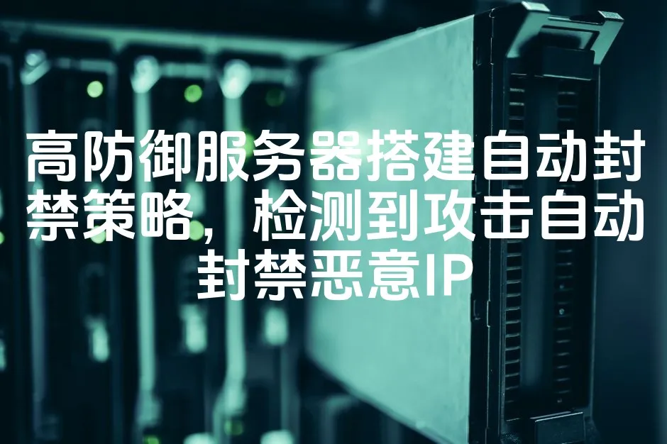图片[1]_高防御服务器搭建自动封禁策略，检测到攻击自动封禁恶意IP_欧站速维