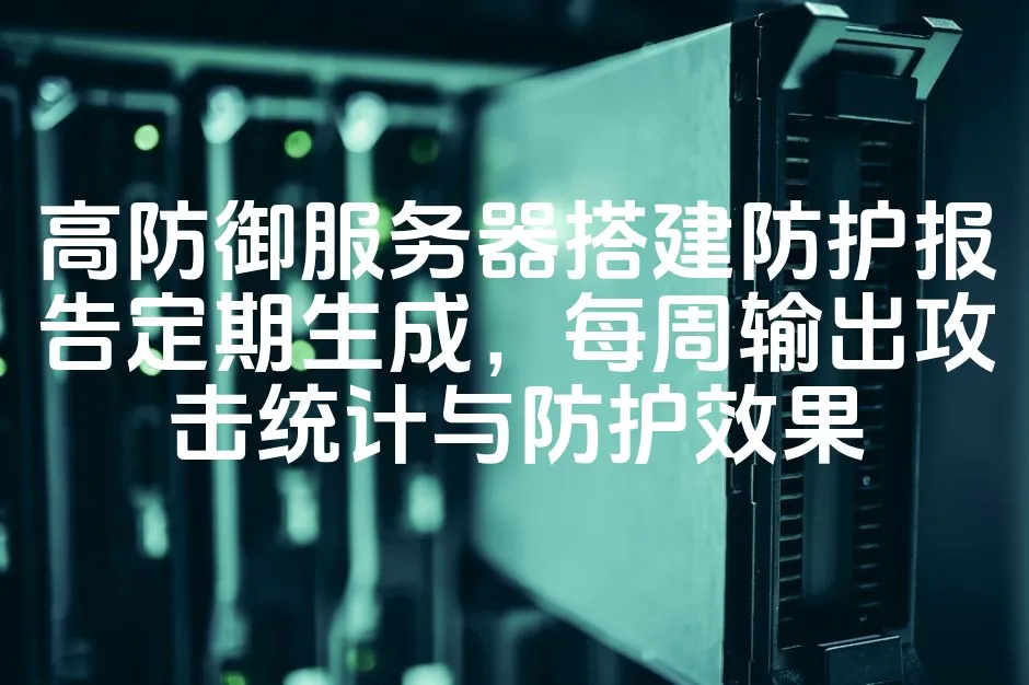 图片[1]_高防御服务器搭建防护报告定期生成，每周输出攻击统计与防护效果_欧站速维
