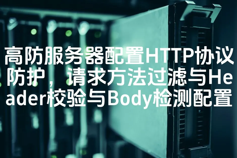 图片[1]_高防服务器配置HTTP协议防护，请求方法过滤与Header校验与Body检测配置_欧站速维