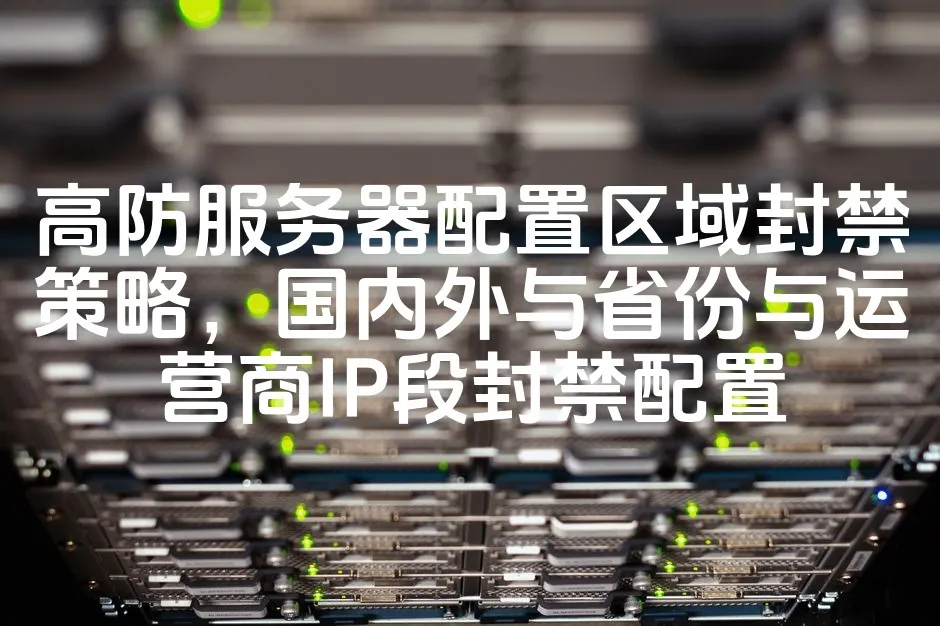 图片[1]_高防服务器配置区域封禁策略，国内外与省份与运营商IP段封禁配置_欧站速维