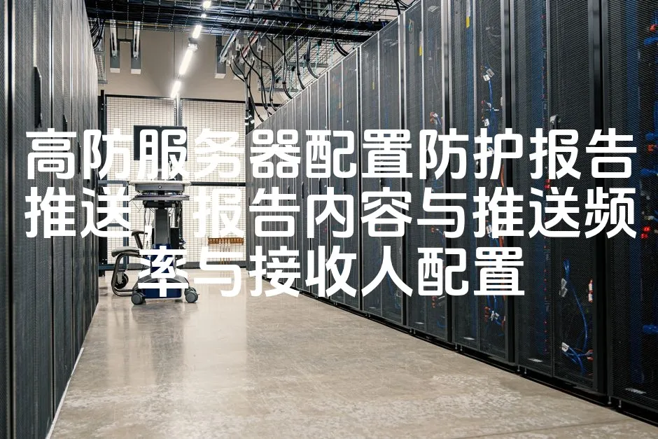 图片[1]_高防服务器配置防护报告推送，报告内容与推送频率与接收人配置_欧站速维