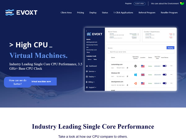 Evoxt:$2.99/月起,1Gbps大带宽,中国香港/日本(东京/大阪)/马来西亚/美国/德国/英国/波兰等9机房可选_欧站速维